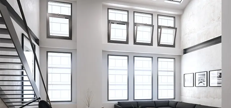 Automated windows for natural and smoke ventilation