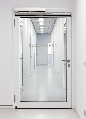 Automatic swing door system