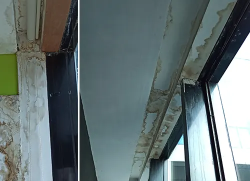 Water leakages in buildings