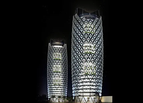 Twin Al Bahr Towers UAE