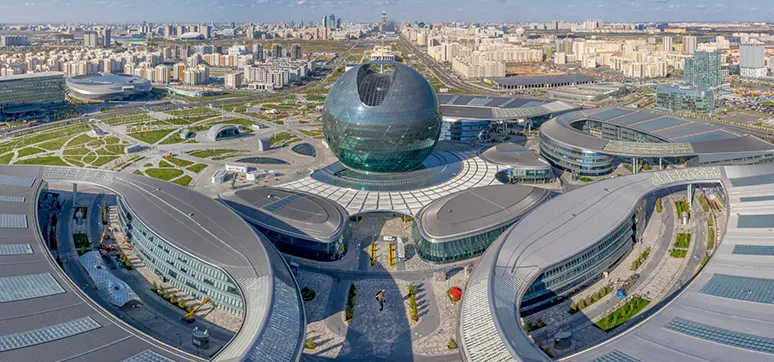 Expo 2017 Astana aerial views