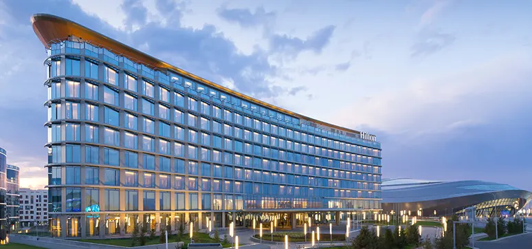 Hotel Hilton Astana towards Sphere