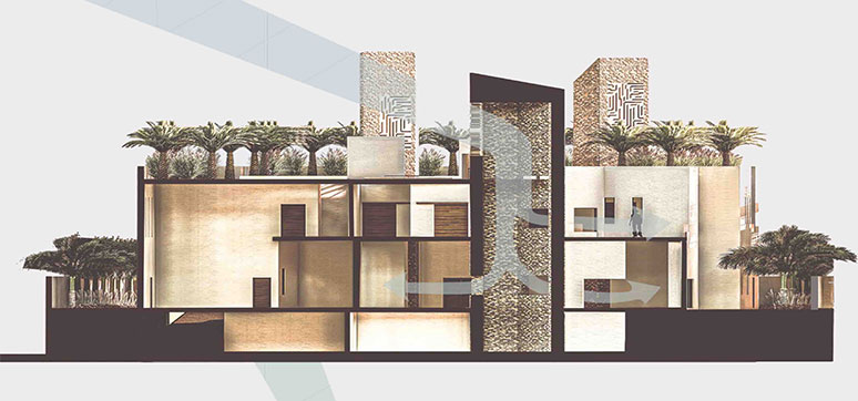 Architectural Project of Dubai’s Conjunction Sea House