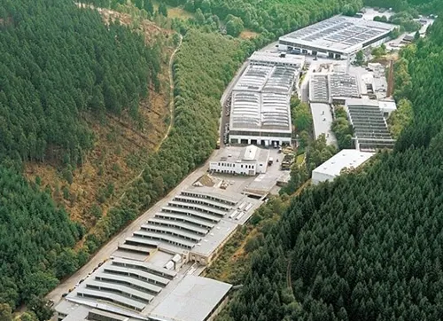 The Hueck factory on the outskirts of Lüdenscheid