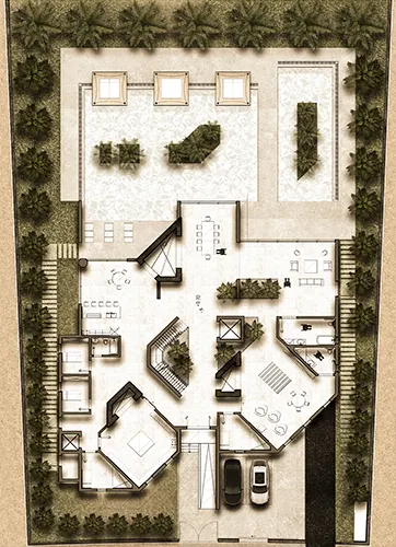 Floor plan for the project