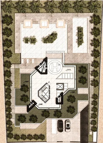 Floor Design Sketch of the Project