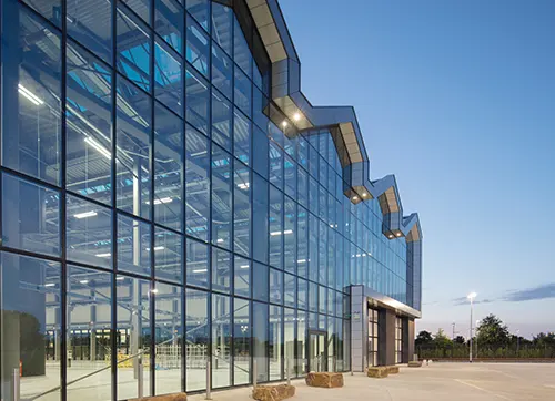 GEODE MX curtain wall - NHSRC in Doncaster, UK