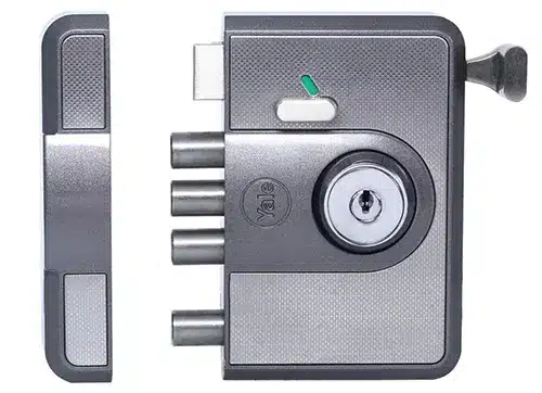 Double cylinder rim lock 