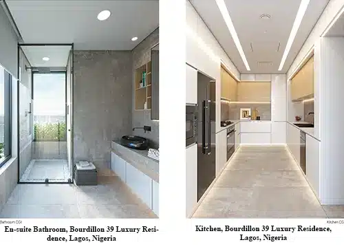 Interior design of the Bourdillon 39 Luxury Residence, Lagos, Nigeria