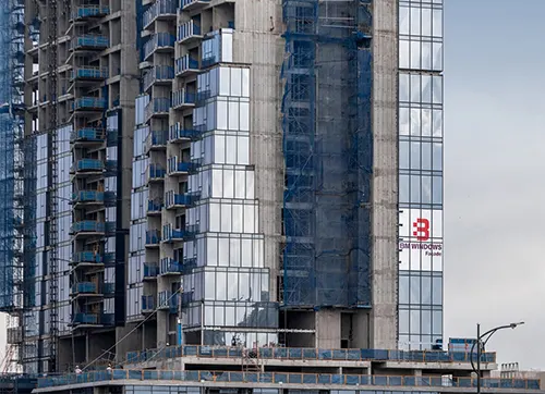 Facade of the Opera Residential Project by BM Windows