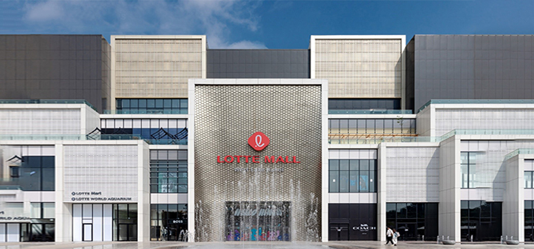 The Lotte Mall Facade Design by BM Windows