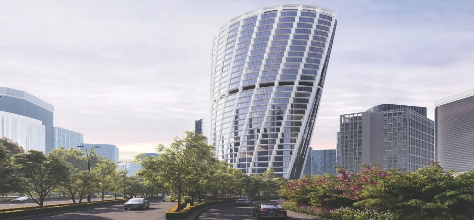 Twisted building in GIFT City