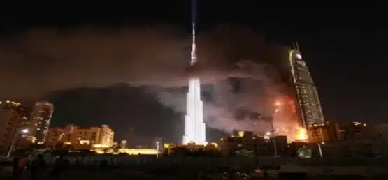 The Address Hotel fire in Dubai in 2015