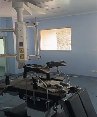 OT window in lady harding hospital, Delhi