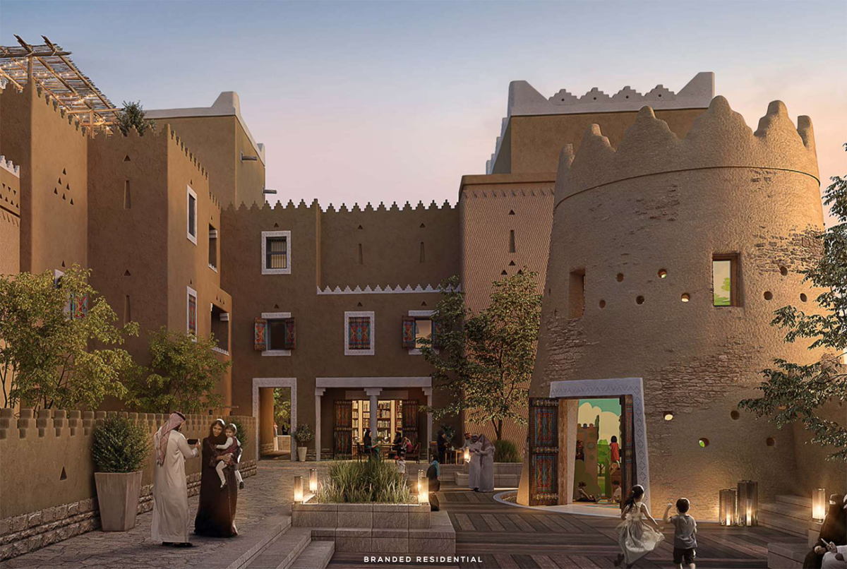 Diriyah Gate Najdi Architecture (Image courtesy New Murabba)