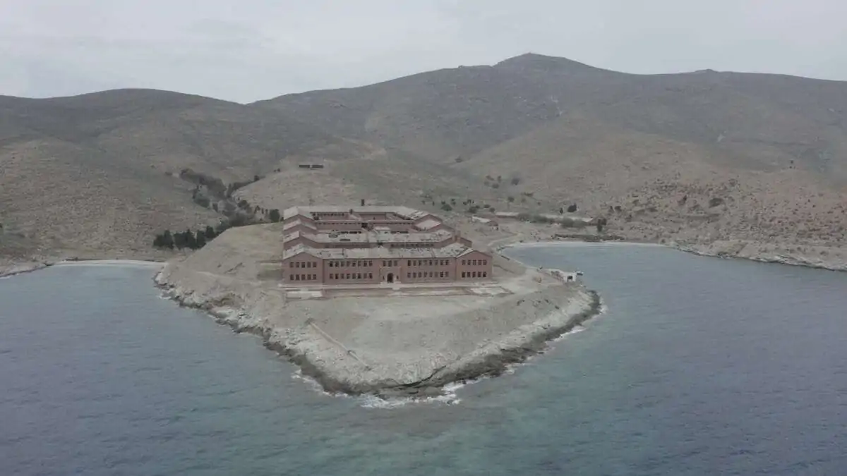 Gyaros Island in Greece