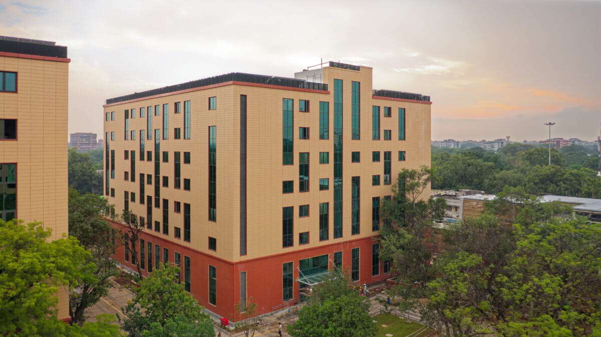 Defence Offices Complexes, Delhi Fire-Rated façade system (Image Credit – GPM Architects & Planners)