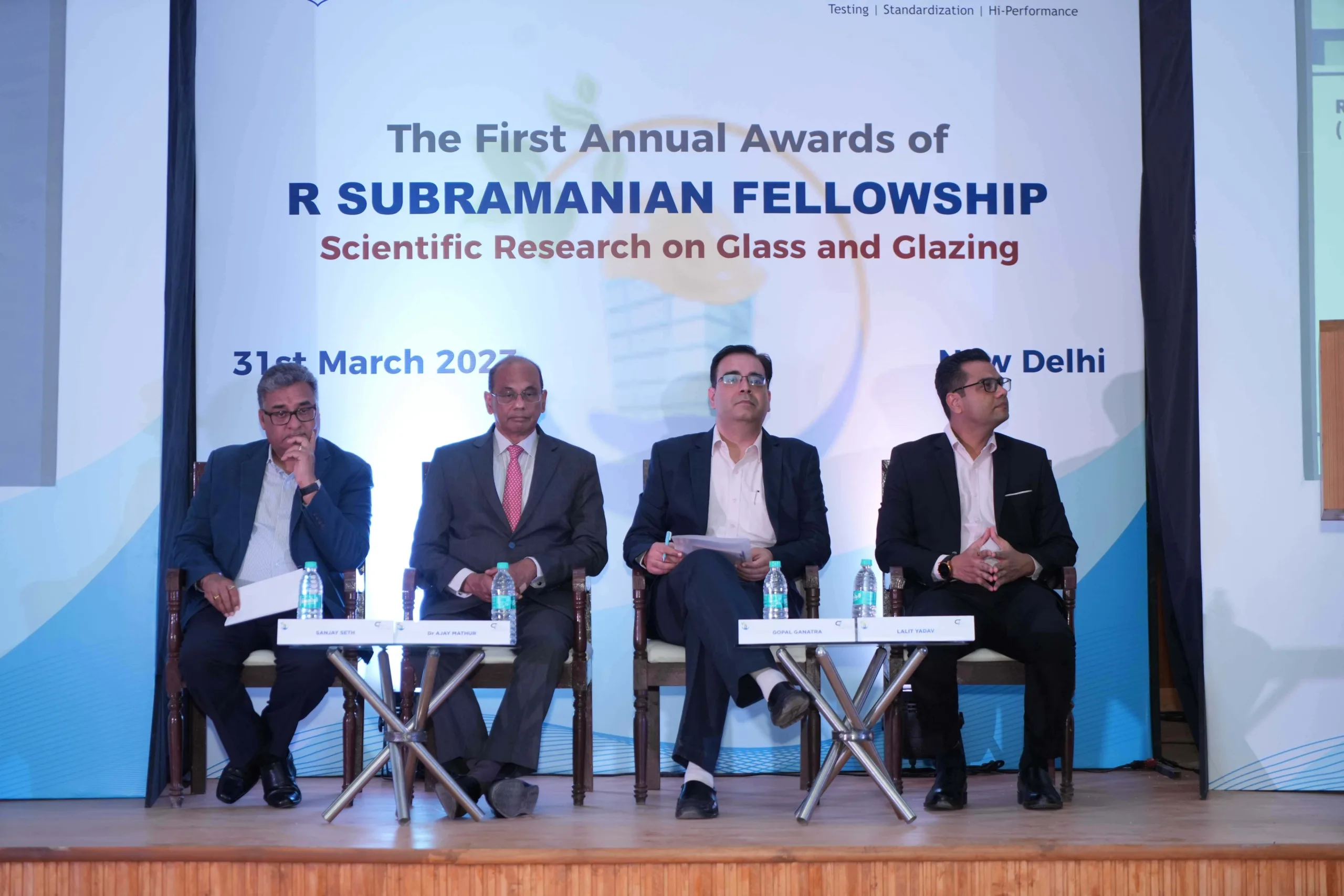 First Annual R Subramanian Fellowship Awards