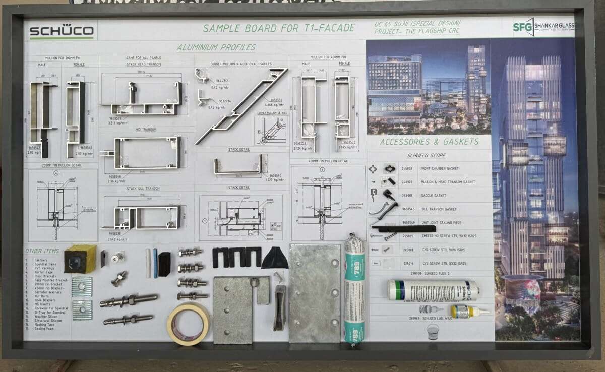 Sample boards for quality control