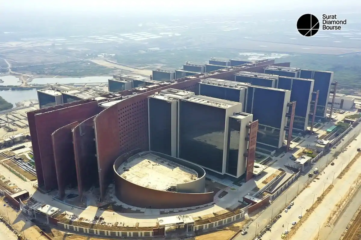 Surat Diamond Bourse Aerial View