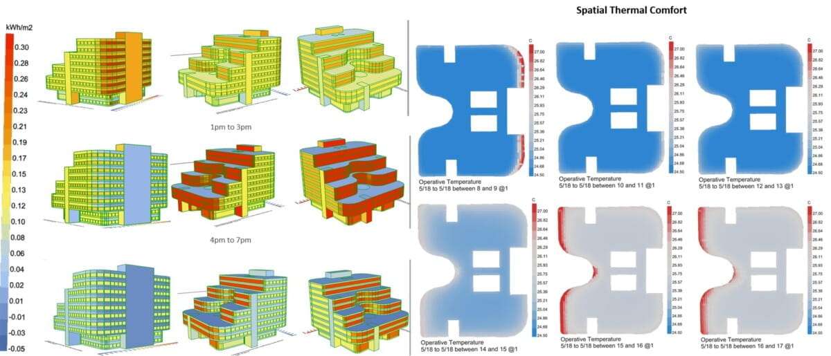 With comfort maps - spatial grids of heat load, predicted mean vote (PMV), daylight levels, glare hot spots - we can truly read the lived experience of space