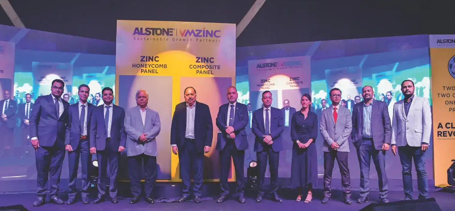 Alstone, India & VMZINC, France, Join Hands