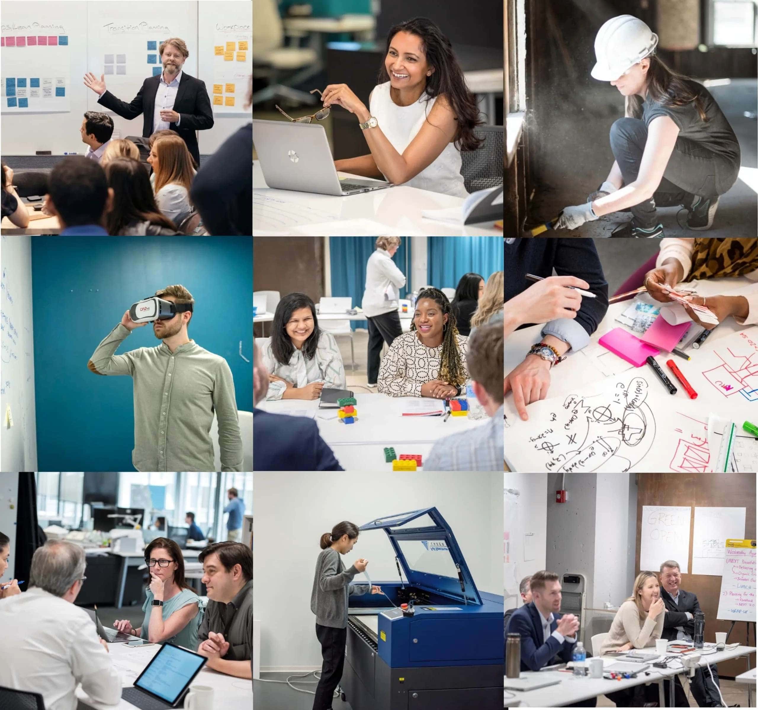 Architects and engineers work alongside colleagues from around the world, aiming to bring together global expertise with what is needed locally