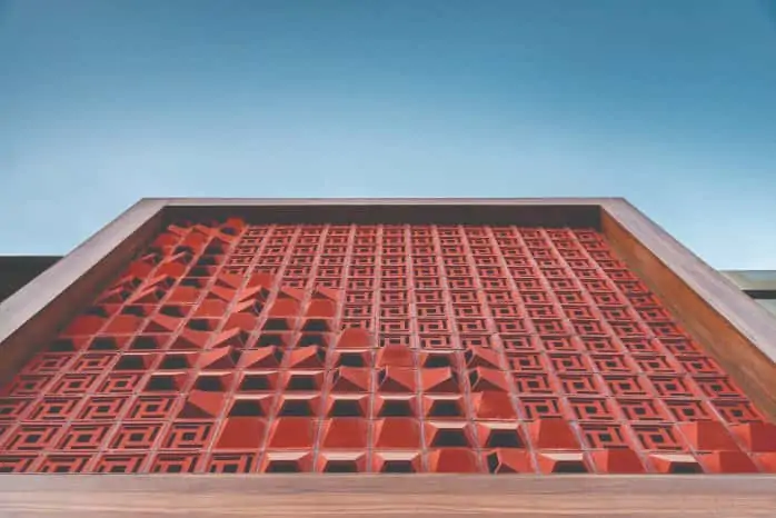 Figure 2 An office building with Terracotta Jaali Façade by The AD Effect