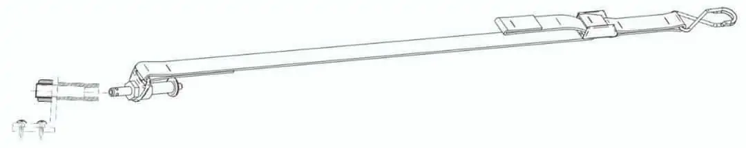 Image Credit – Farra - A typical restraint socket with Farra’s adjustable restraint lanyard and quick-release pin