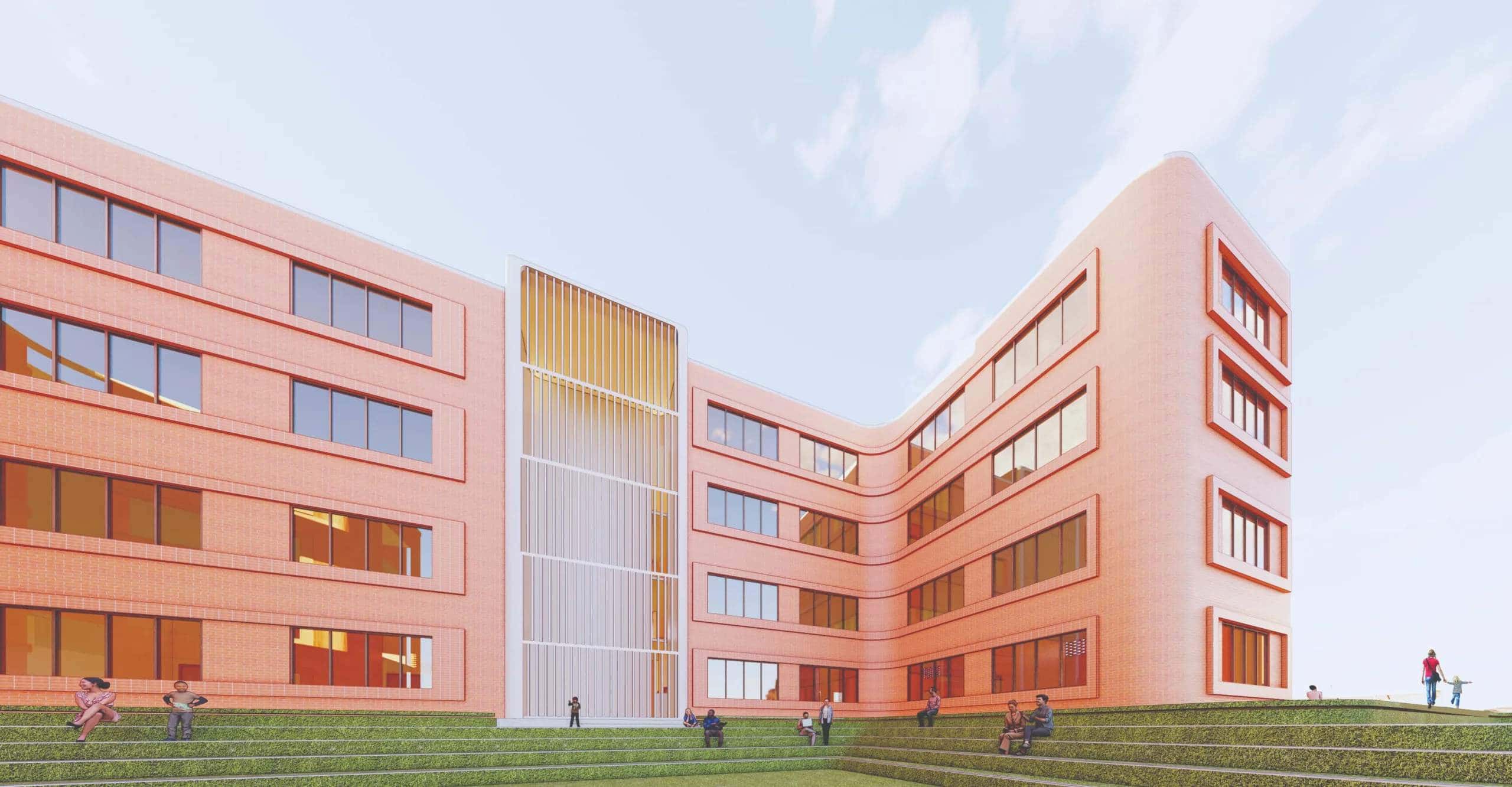 The building envelope explores modulating fenestrations