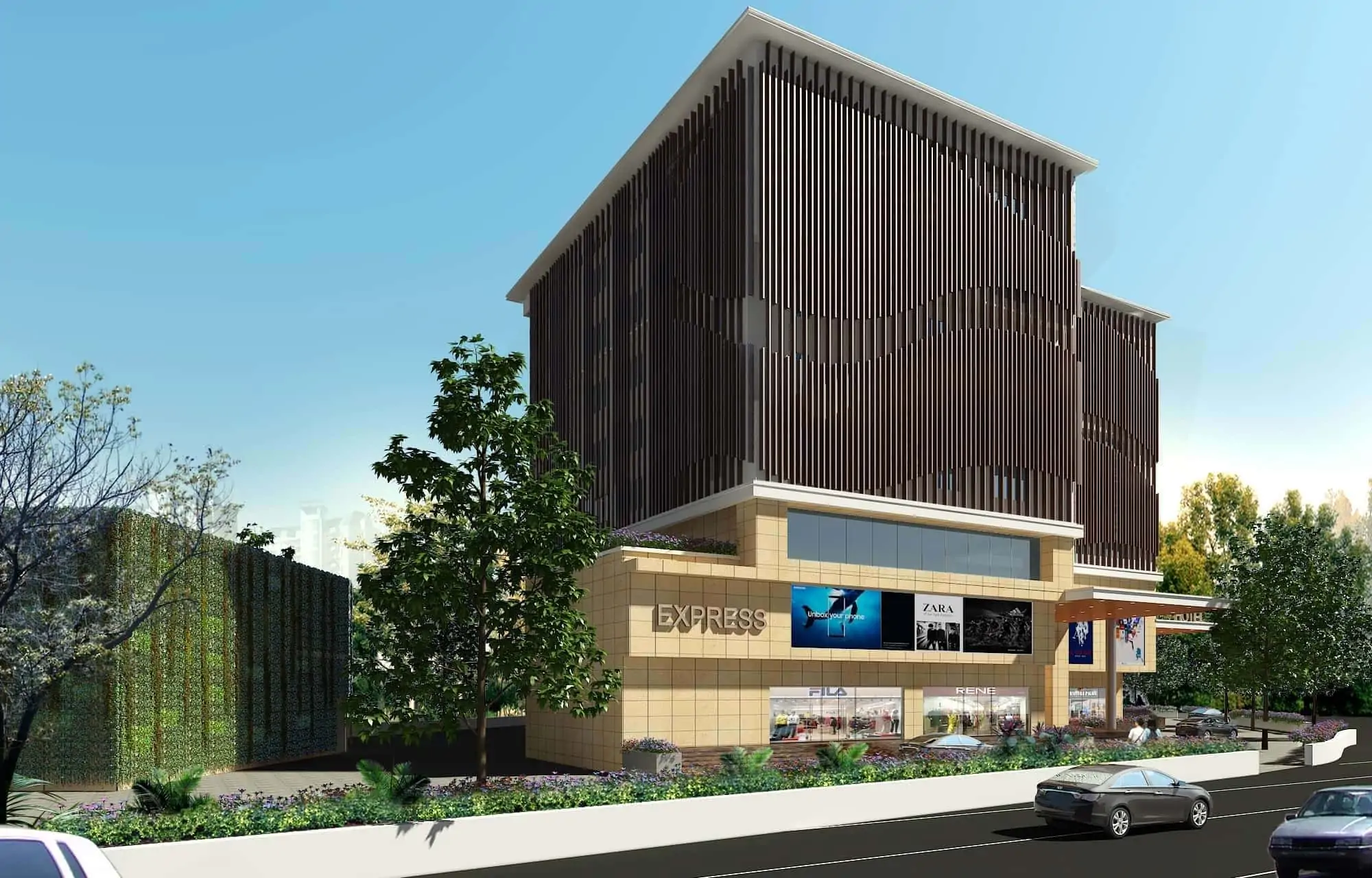 Ranchi Express Towers- Day view, Designed by Incubis Architects