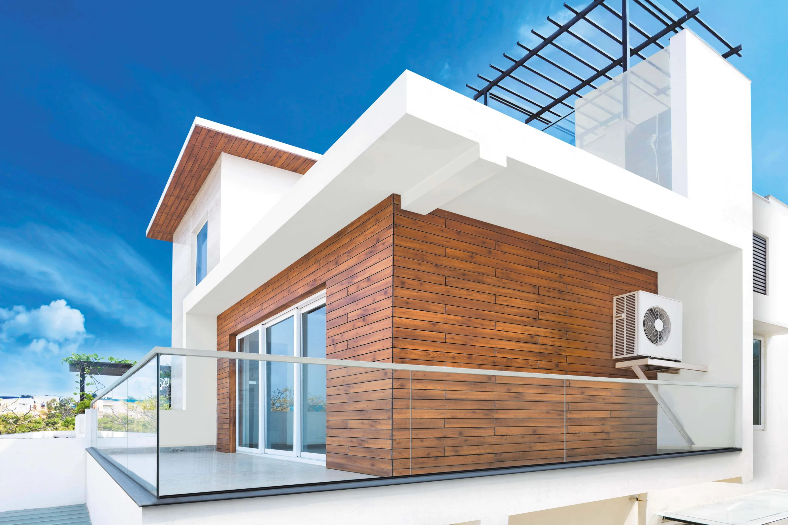 Beach House, Chennai, Cladding material - CenturyExteria HPL