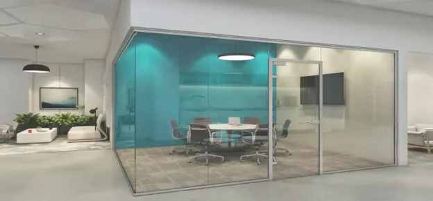 Hana Demountable Glass Partitioning Systems & Framed Shower Sliding Systems By Ozone