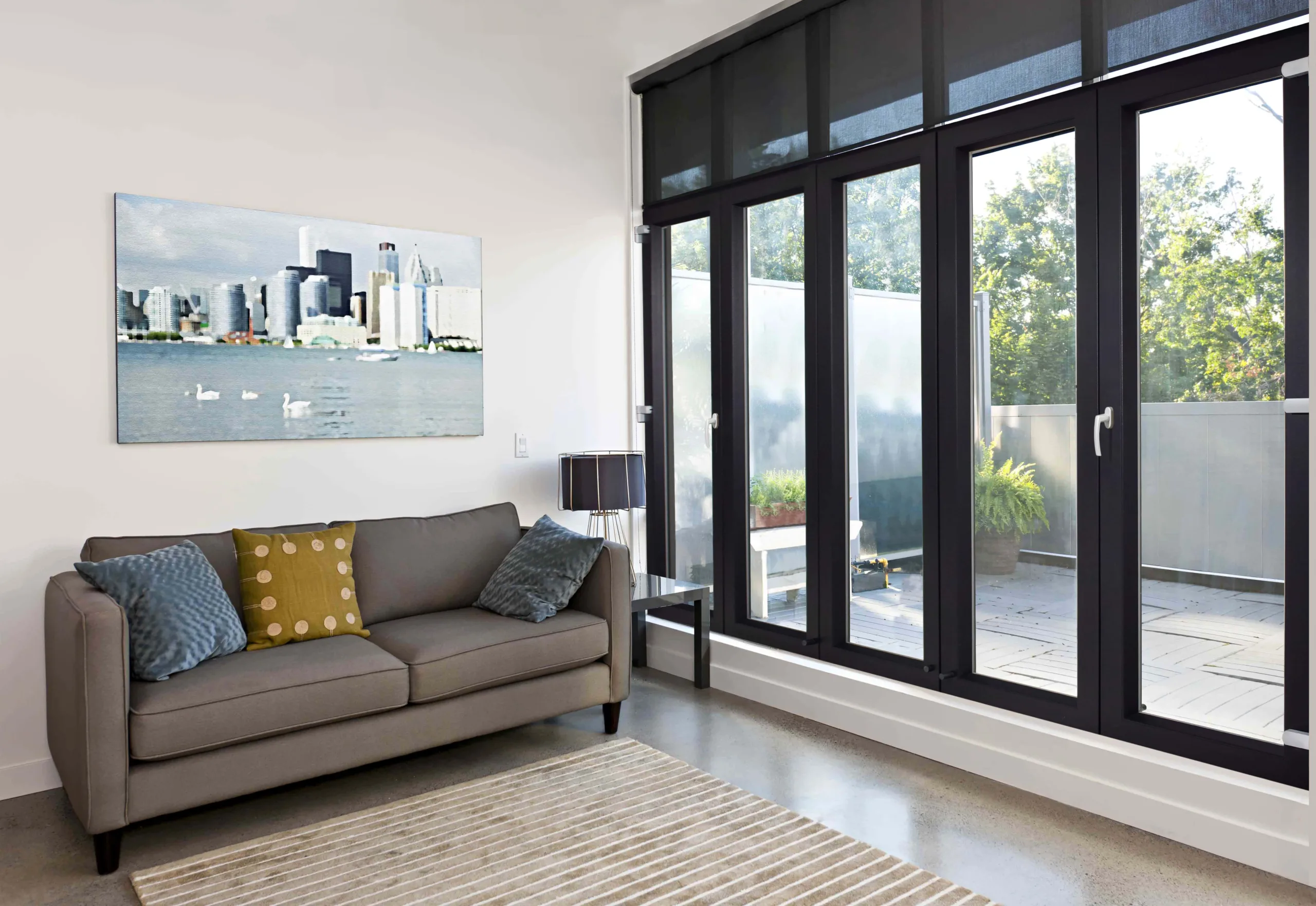 Invisifold door