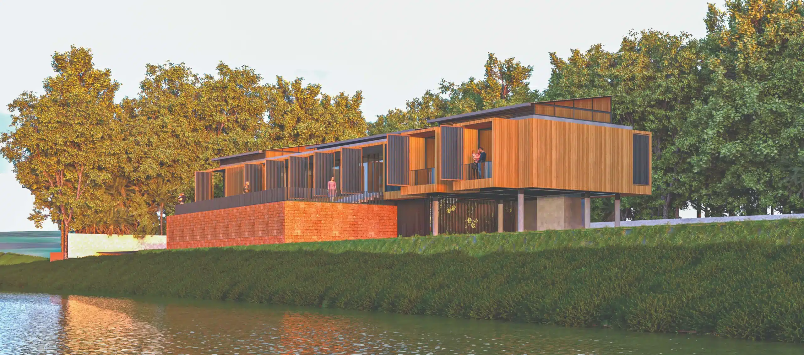 The façade, in whichever language, should allow communication between its inside and the world outside