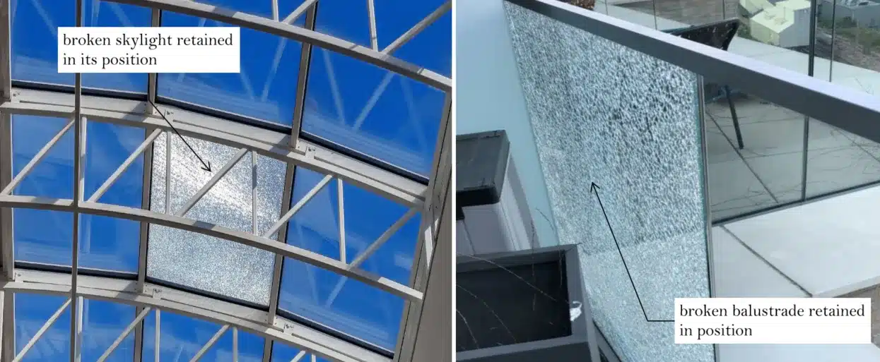 use of glass in building
