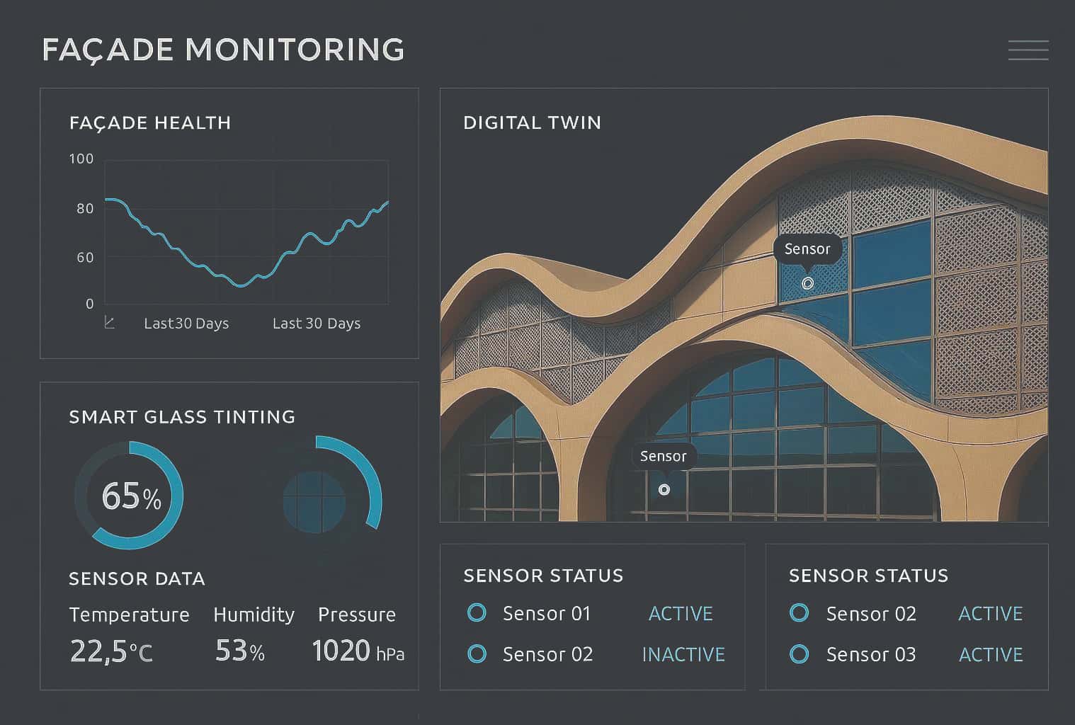Airports increasingly deploy digital twins to monitor façade health, analyse performance, and plan maintenance