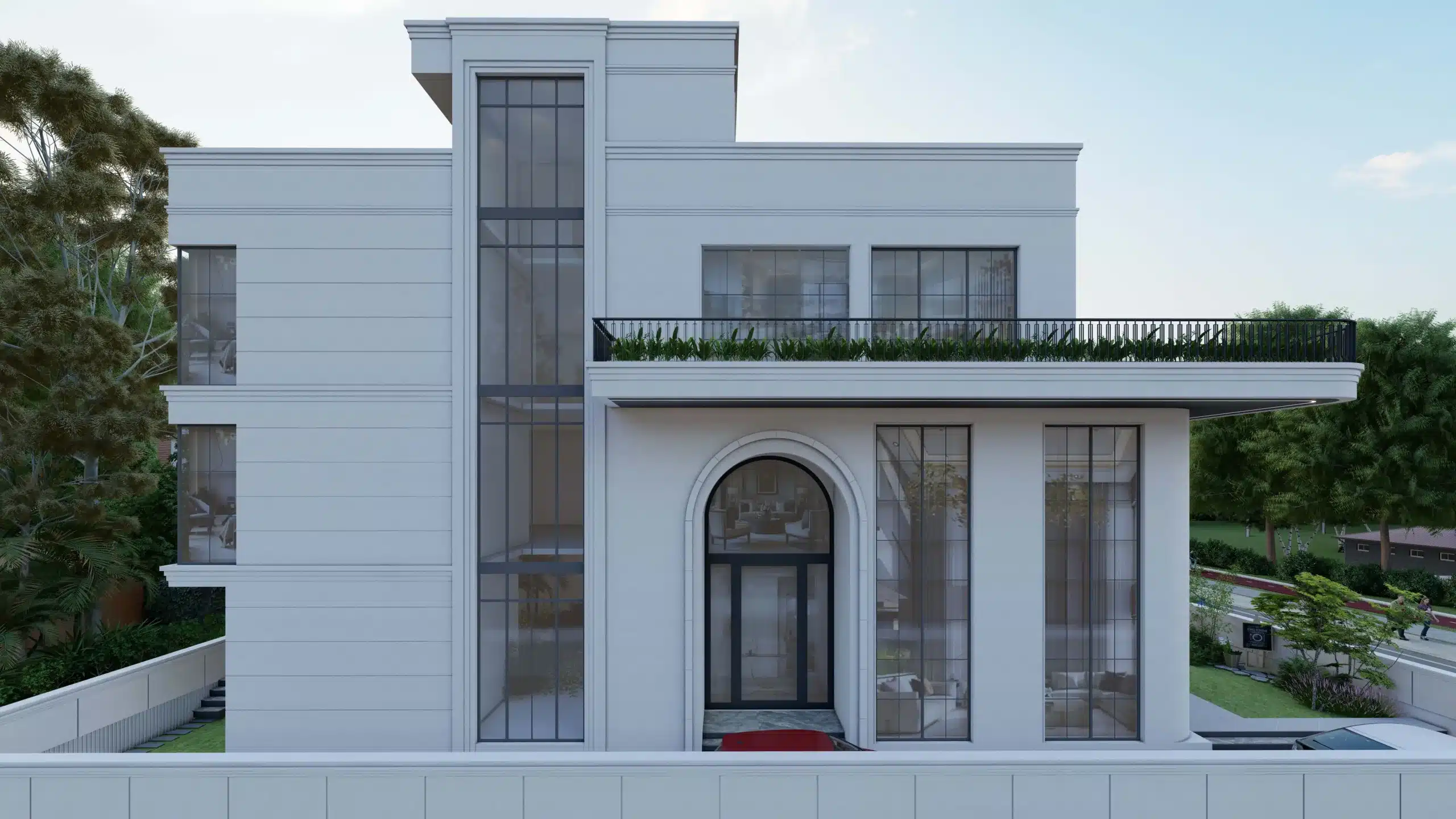 Convergence of smart glazing, integrated shading, and digital engineering will allow envelopes to respond instantly to light and heat demands (Image Credit - Maven Design Studio Llp)