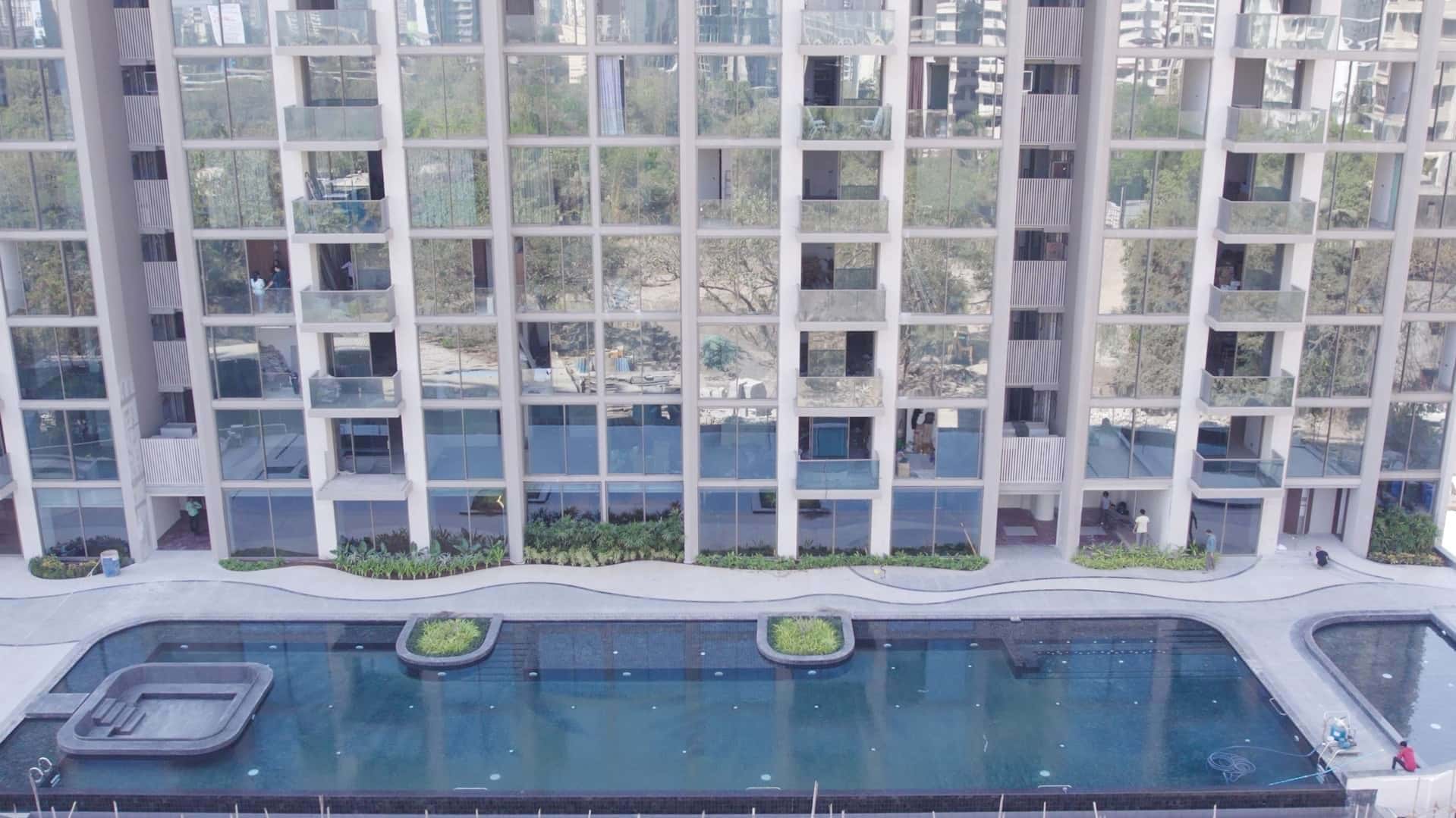 High-Performance Aluminium Windows & Sliding Systems Are Used For The One Meraki Project (Image Credit - Alumil India)