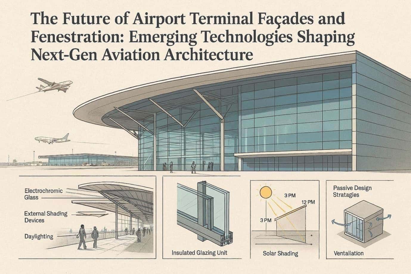 The future of terminal design lies at the intersection of technology, sustainability, culture, and human-centric innovation
