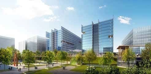 An office campus in Bangalore