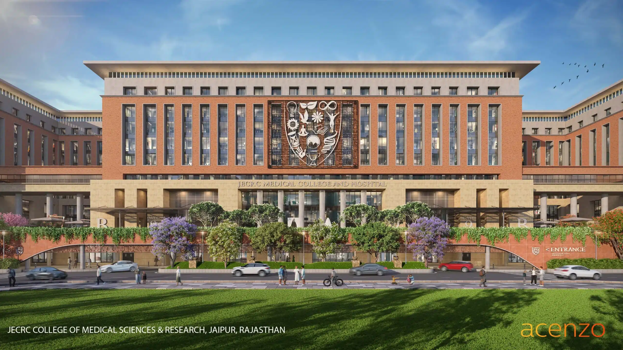 JECRC College of Medical Science & Research, Jaipur, Rajasthan (Image Credit - Acenzo LLP)