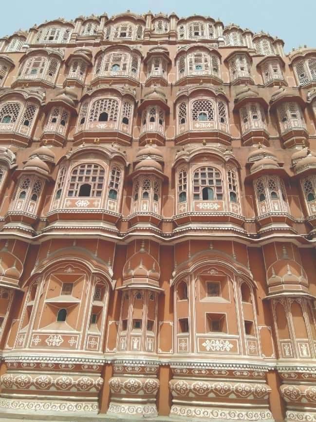 Hawa Mahal, Jaipur - Jali design for cool air