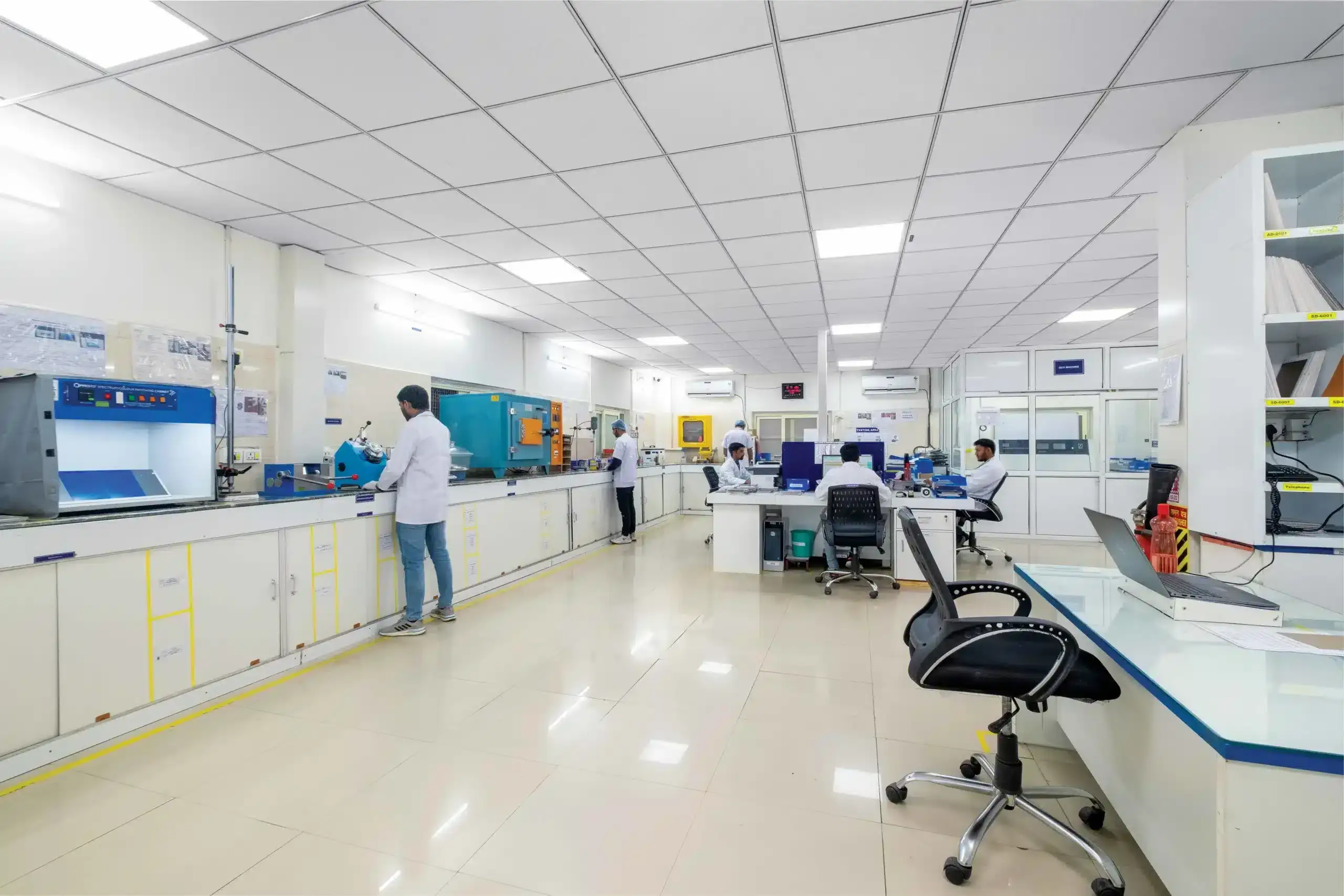 Paint and coated coil testing lab