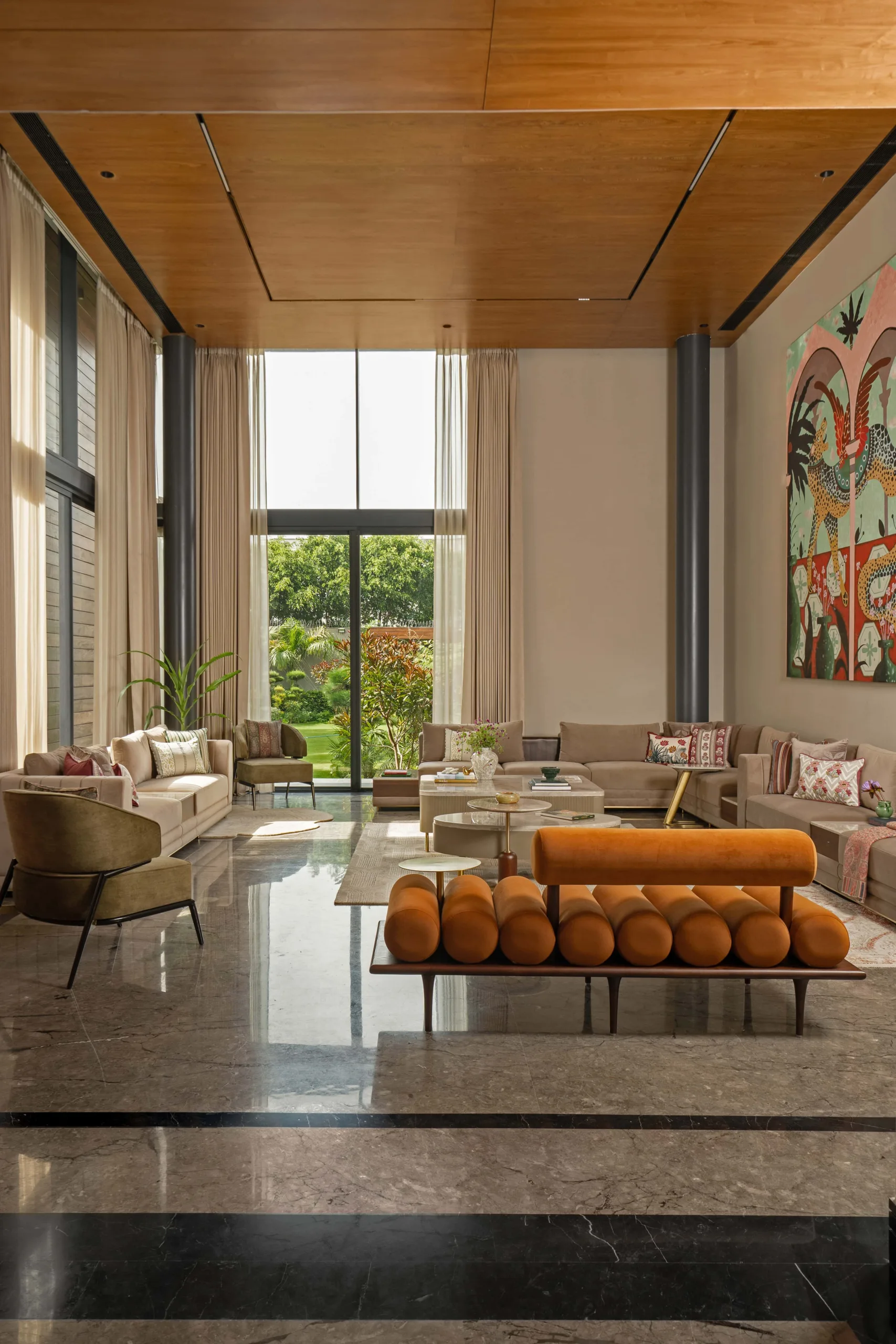 The home brings one closer to nature while celebrating the idea of functional and practical design (Image Credit Tarang Goel)