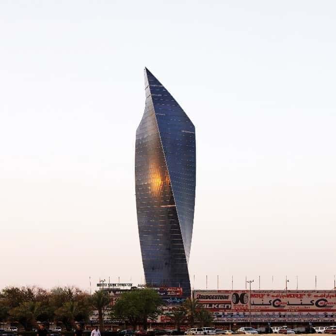 Al-Tijaria Tower in Kuwait, Completion 2009 (Image courtesy Schueco)