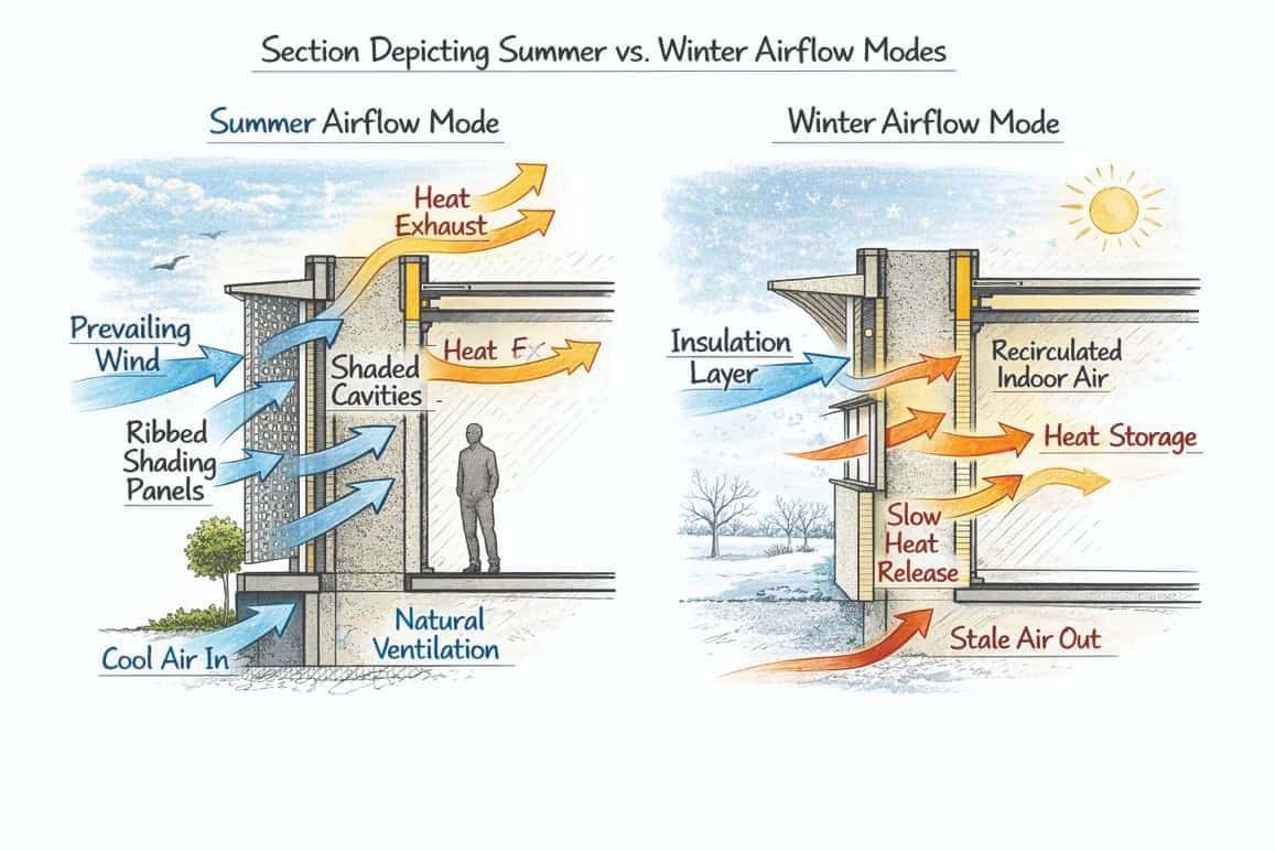 Summer Versus Winter Airflow Modes