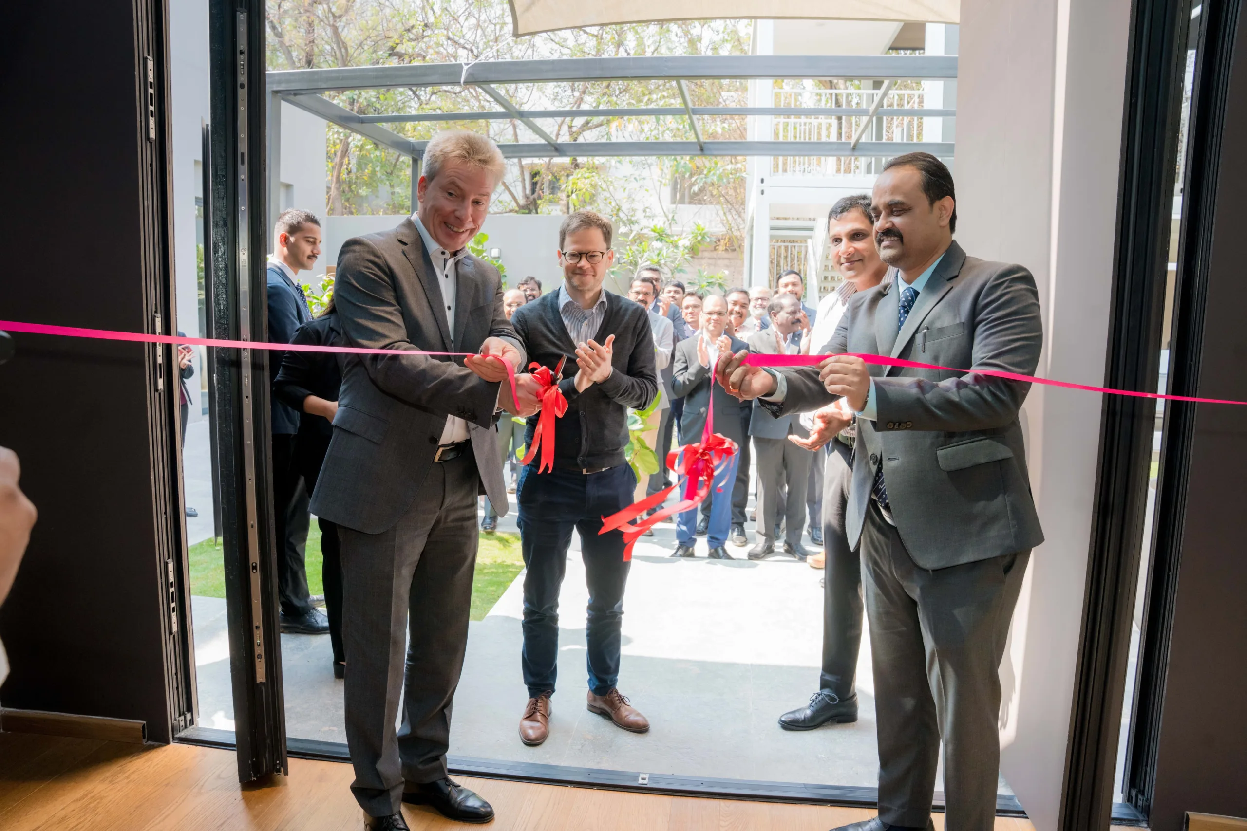 The centre was inaugurated by Dr. Matthias Koch, MD of PROCURAL Group, and Andreas Hartleif, CEO and Owner of Laumann Group