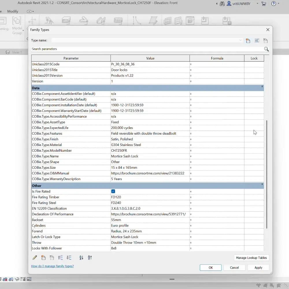 Within BIM, even a single component, such as a door closer, carries parametric data that can validate fire ratings