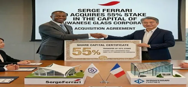 SergeFerrari To Acquire 55 Stake In The Capital Of A Taiwanese Glass Company